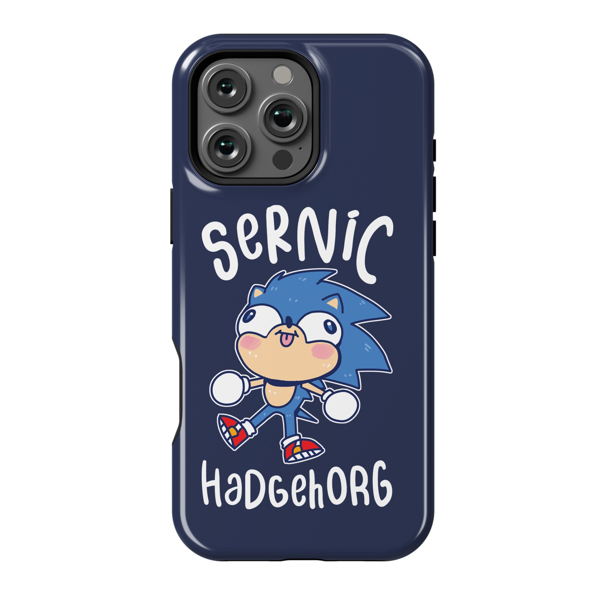Derpy Sonic Sernic Hadgehorg Phone Case